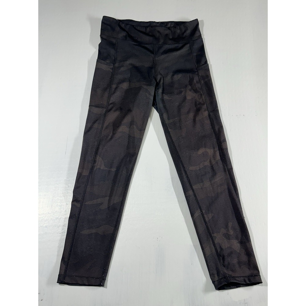 Aeropostale Aero Flex High-rise Pocket Ankle Leggings Dark Camo Print Size Large